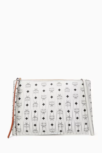 Medium Aren Crossbody Bag in Visetos Monogram Canvas