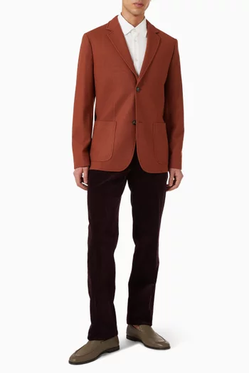 Tailored Blazer in Wool-jersey