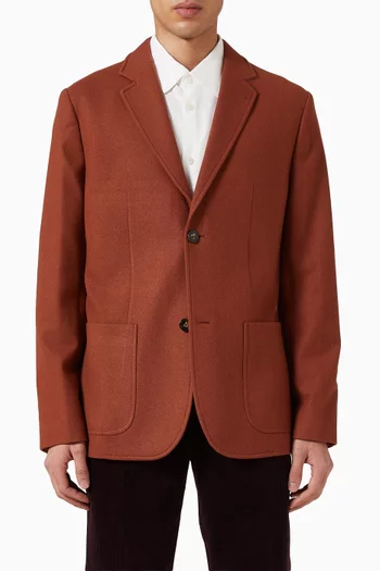 Tailored Blazer in Wool-jersey