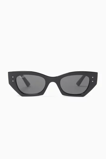 Zena Cat-eye Sunglasses in Acetate