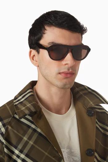 D-frame Sunglasses in Acetate
