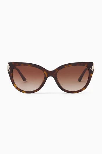Cat-eye Sunglasses in Acetate