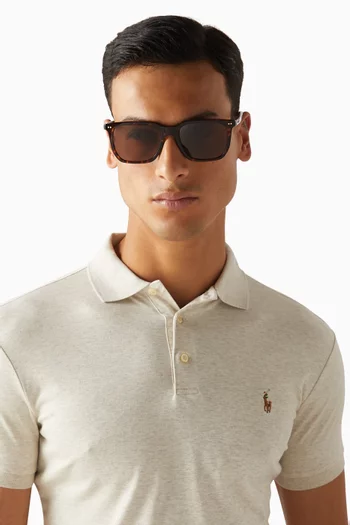 PH Rectangular Sunglasses in Acetate