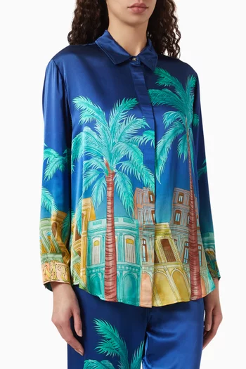 Cuban Nights Shirt in Silk