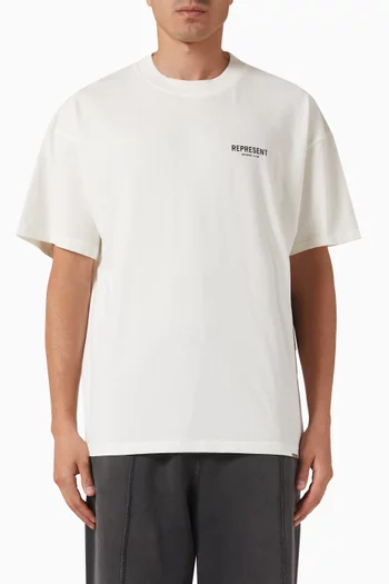 تي شيرت بطبعة Owners Club قطن جيرسيه