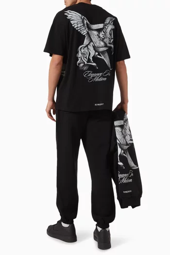 Elegance in Motion T-shirt in Cotton Jersey