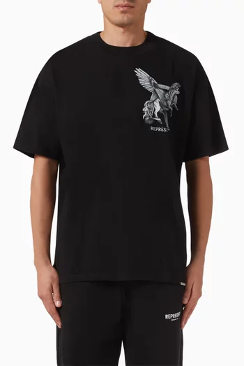 Elegance in Motion T-shirt in Cotton Jersey