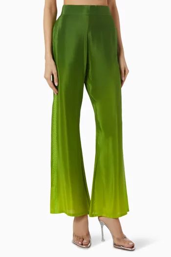Jungle Gradient Pants in Silk