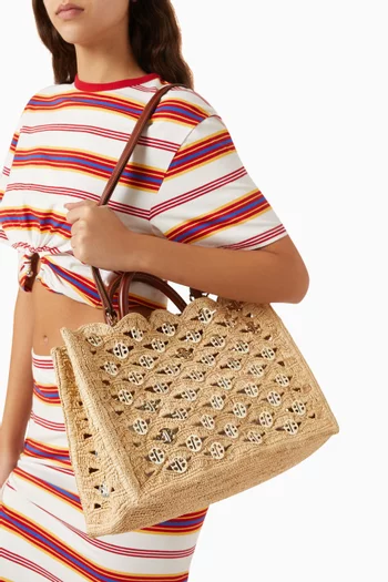 1969 Tote Bag in Raffia