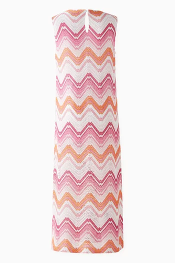 Chevron Dress in Crochet