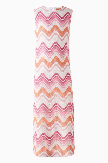 Chevron Dress in Crochet