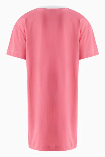 Logo T-shirt Dress in Cotton Jersey