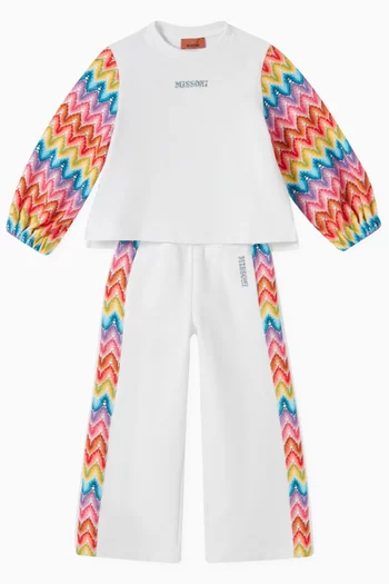 Chevron-print Sweatshirt