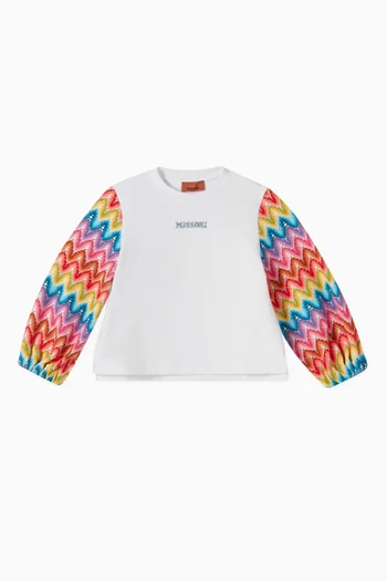 Chevron-print Sweatshirt