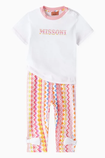 Baby Logo T-shirt in Cotton