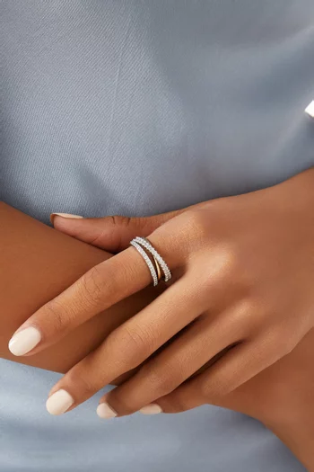 Hyperbola Ring in Mixed Metal