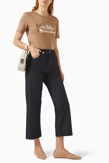 Quieto Logo T-shirt in Cotton