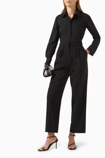 Knut Shirt in Stretch-cotton Crêpe