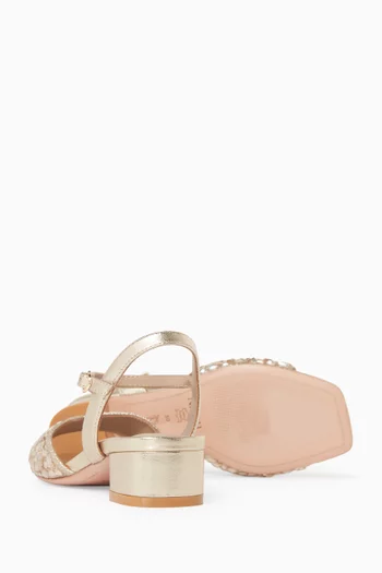 Lucia 30 Crystal-embellished Sandals