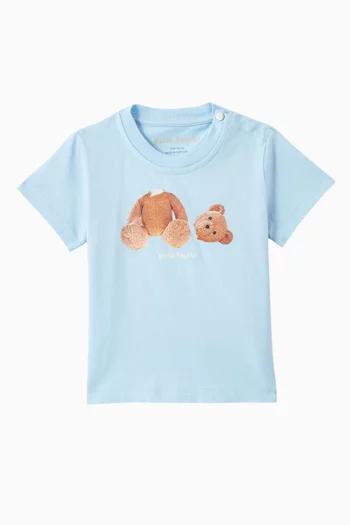 Bear Graphic T-Shirt in Cotton