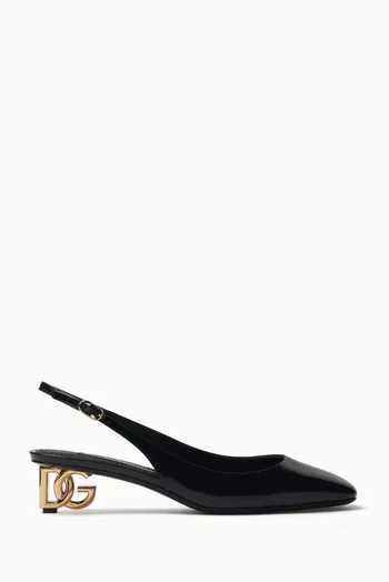 Jackie 40 Slingback Pumps in Patent Leather