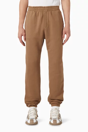 Logo Embroidered Sweatpants in Stretch Jersey