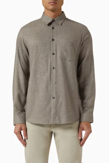 Irving Pocket Shirt in Fade Twill