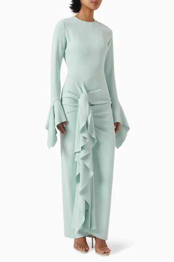 SOLACE LONDON ワンピース ドレス Della draped gown1039233 Della draped gown in pink - Solace London | Mytheresa