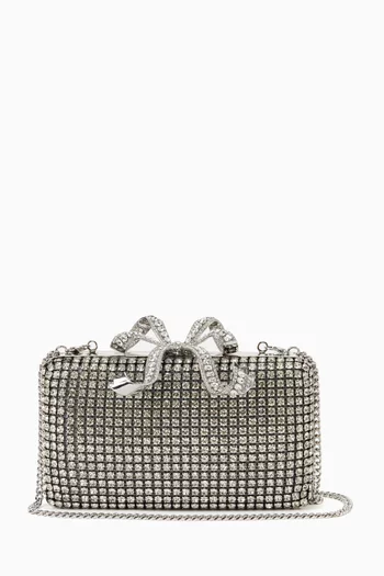 كلاتش مربع مرصع بالكريستال