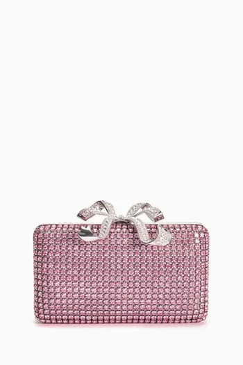 كلاتش مربع مرصع بالكريستال