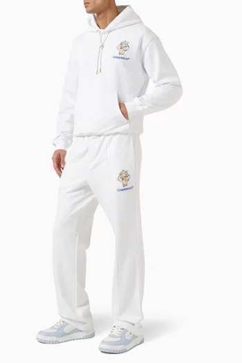Embroidered-logo Hoodie in Organic Cotton