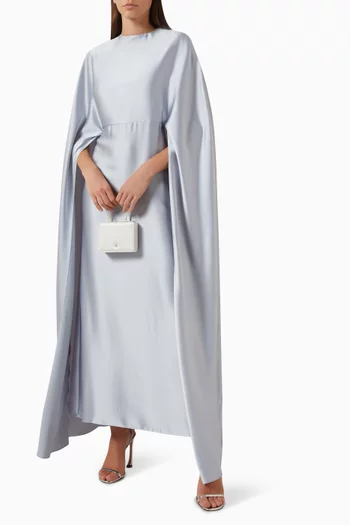 Rosemin Kaftan in Satin Crepe