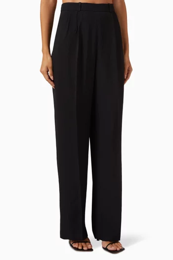 Helena Relaxed Pants in Twill
