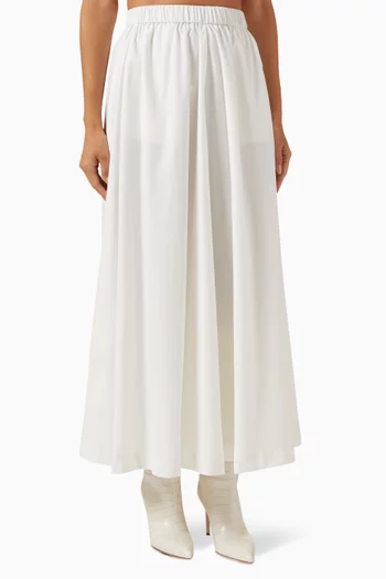Wadha Maxi Skirt in Cotton Blend