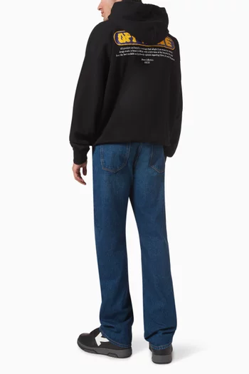 Puffy Logo Skate Hoodie in Jersey