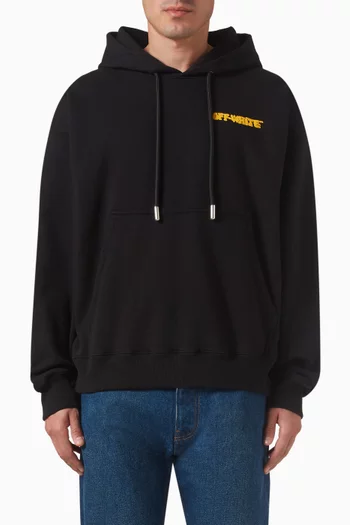 Puffy Logo Skate Hoodie in Jersey