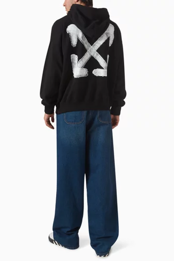 Spray Arrow Skate Hoodie in Cotton