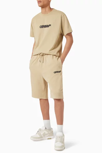 Spray Arrow Sweatshorts in Cotton