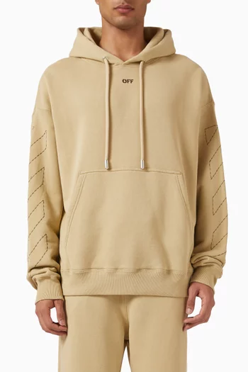 Stitch Arrow Skate Hoodie in Cotton