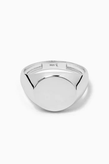 Classic Round Signet Ring