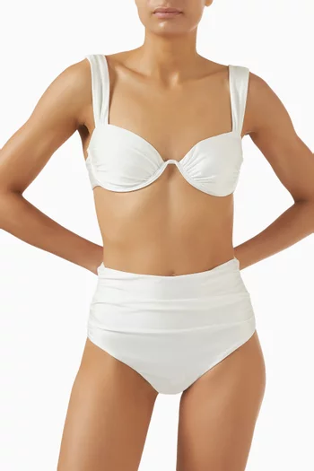 Anniston Bikini Top in Stretch Nylon