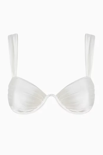 Anniston Bikini Top in Stretch Nylon