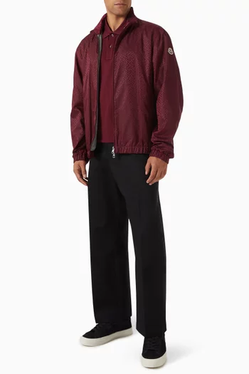 Vanoise Windbreaker Jacket in Nylon Jacquard