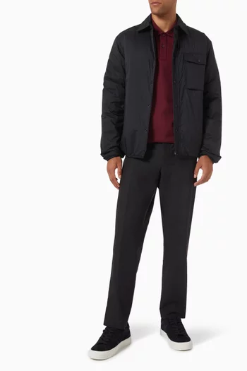 تي شيرت بولو بشعار الماركة قطن بيكيه