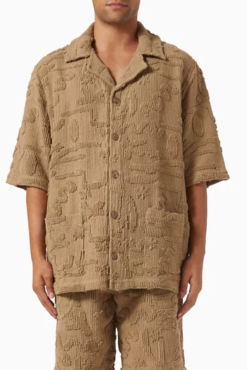Cleo Varadero Shirt in Cotton Jacquard