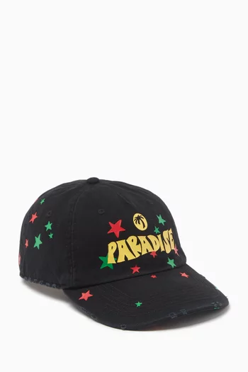 Paradise Baseball Cap in Cotton