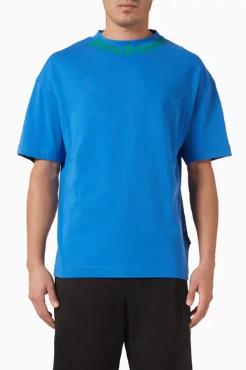 Neck Logo T-shirt in Cotton