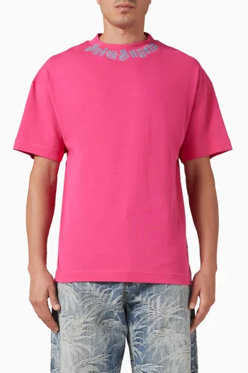 Neck Logo T-shirt in Cotton
