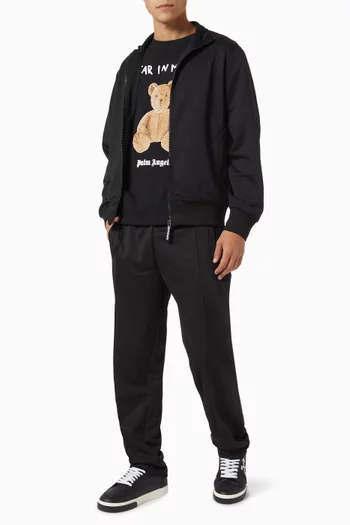 Back Curved Logo Track Pants