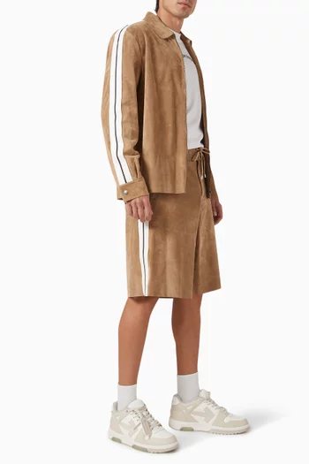 Track Shorts in Suede